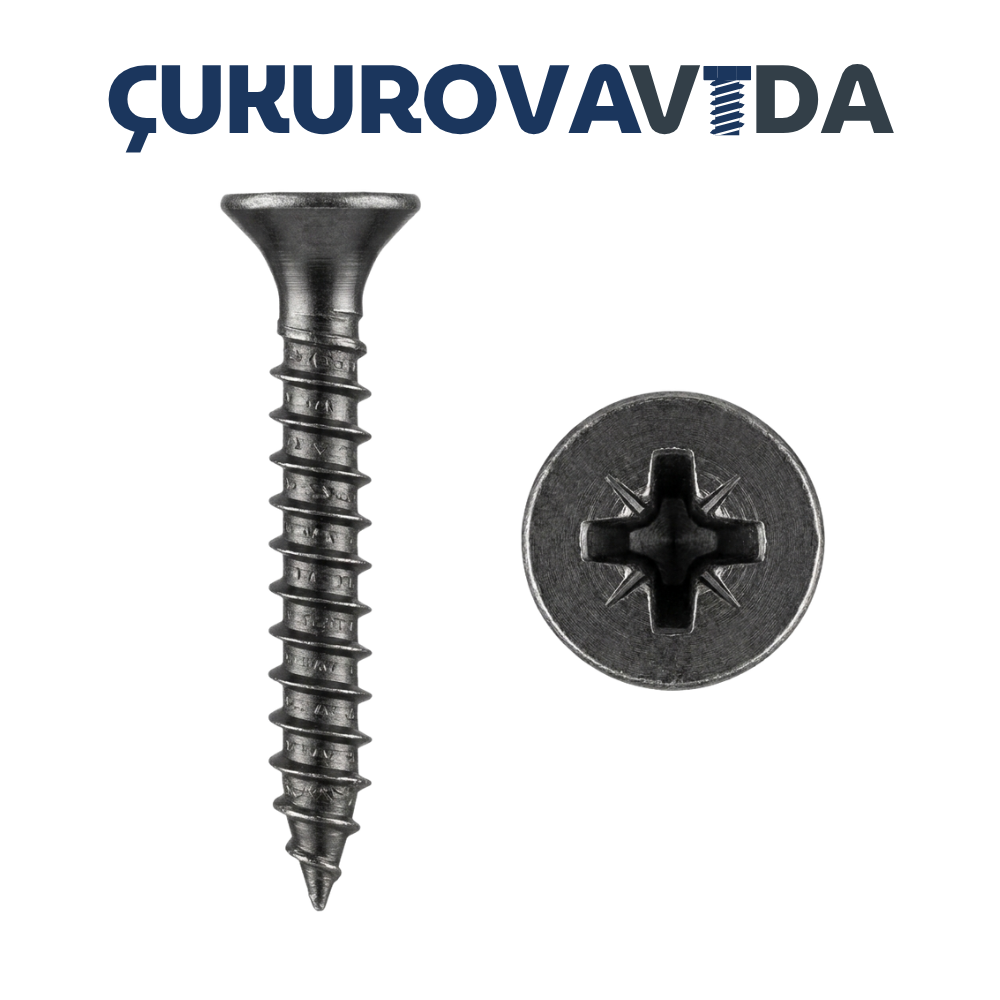 Alçıpan Vidası (Sivri ve Matkap Uçlu)
